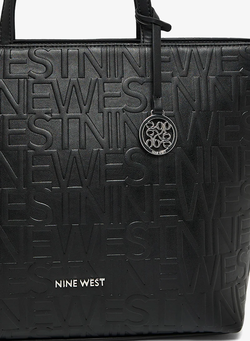 NINE WEST  Top Handle Logo Detail Tote for Women | Best Price UAE